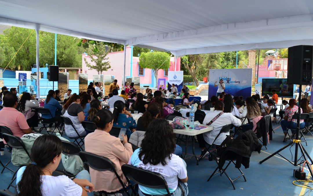 Aplican niñas y niños sus conocimientos en el Hackatón para darle segunda vida al agua